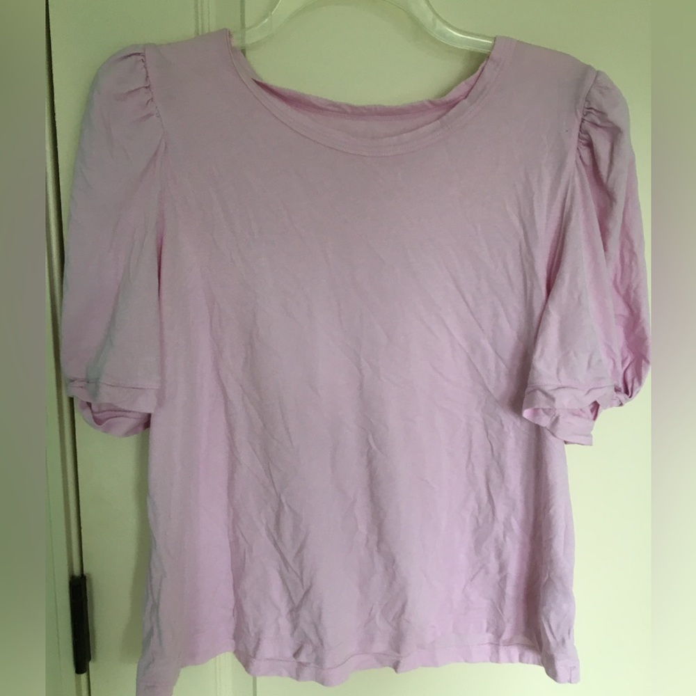 Pink puffed sleeve t-shirt XXL